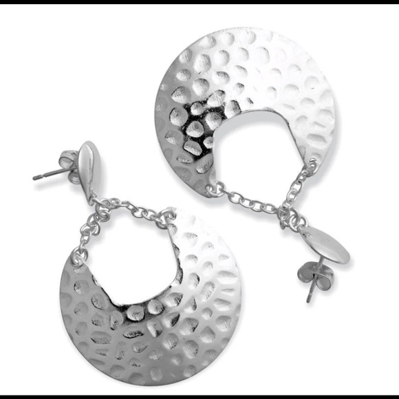 Myra bag silver ice drop post earrings - Picture 3 of 5